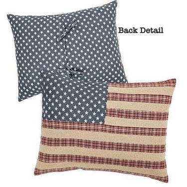 *Independence Flag Pillow, 14x18 - The Fox Decor